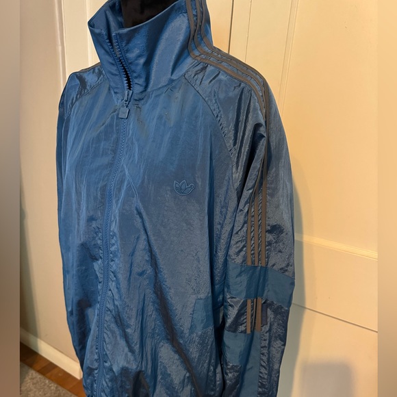 Mens Adidas  Jacket “ End Plastic Waste” Blue Version M As New Track Top - Picture 2 of 16